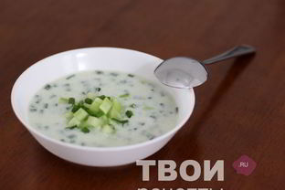 Холодный огуречный суп