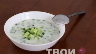 Холодный огуречный суп