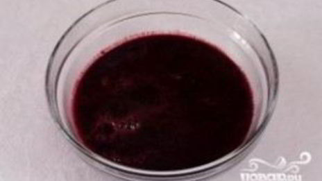 холодный суп из черники