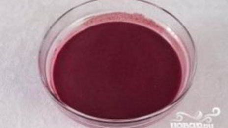 холодный суп из черники