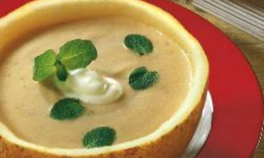 Рецепт холодный суп из дыни с бататом