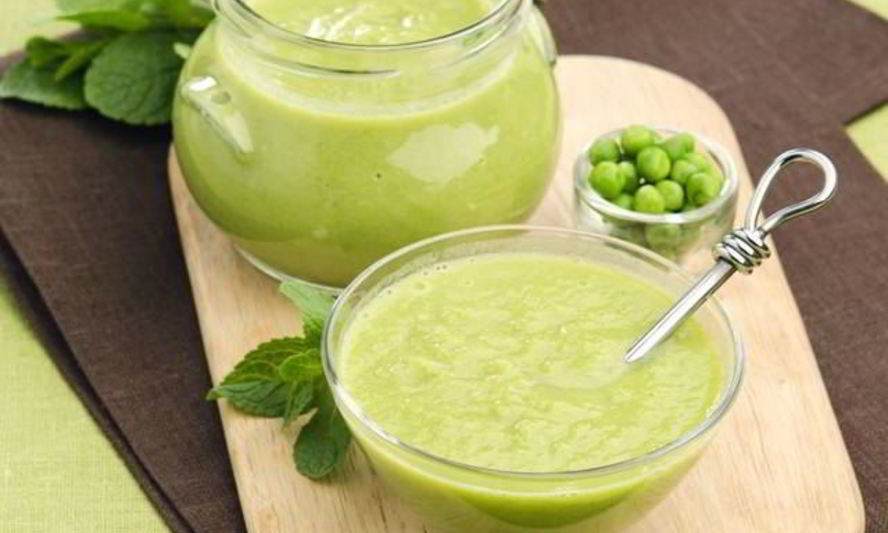 Рецепт холодный суп из кабачков с мятой