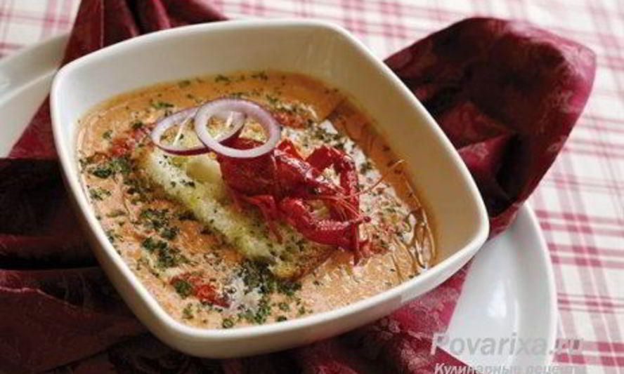 Рецепт холодный суп из раков