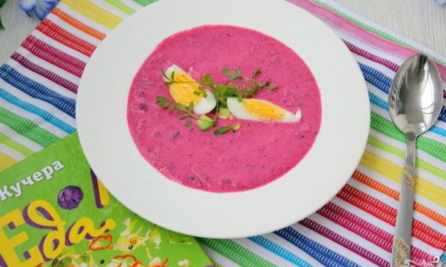 Рецепт холодный суп из свеклы