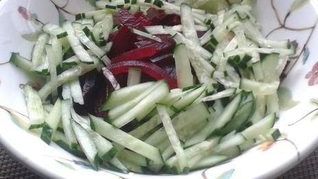 холодный суп на свекольном квасе