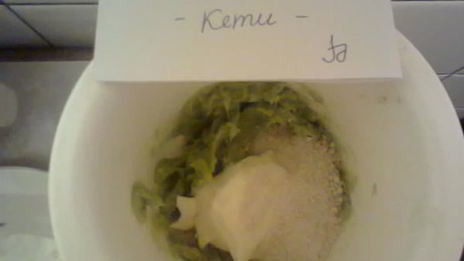 холодный суп-пюре из бруссельской капусты