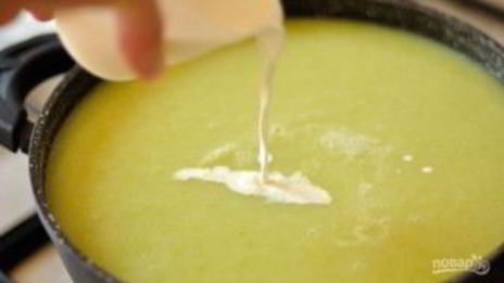 холодный суп-пюре из кабачков