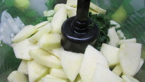 холодный суп-пюре зеленый микс