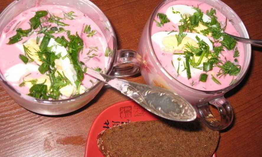 Рецепт холодный суп в латвийском исполнении