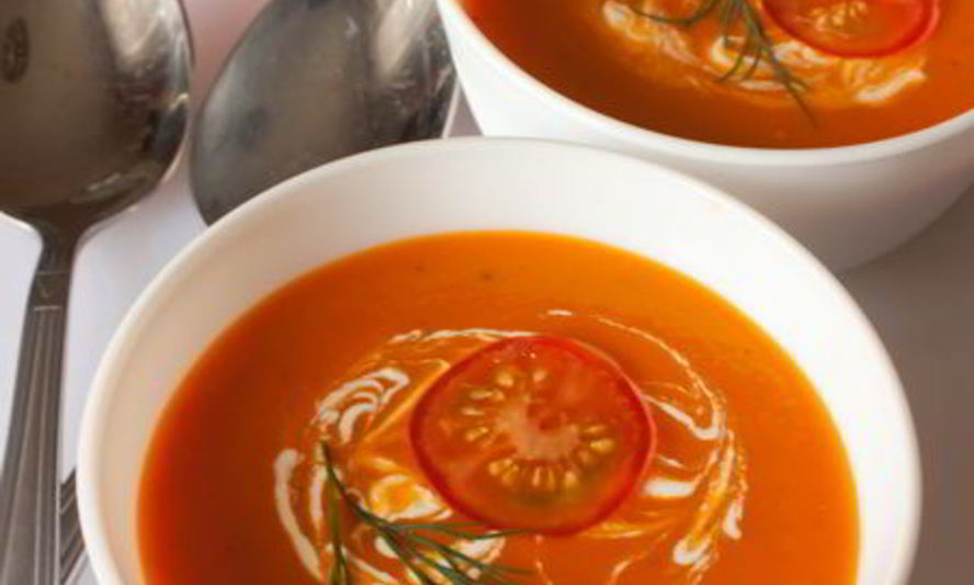 Рецепт холодный томатный суп со специями