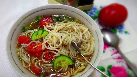 кукси с говядиной по-корейски