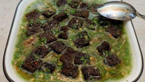 суп горячий холодец