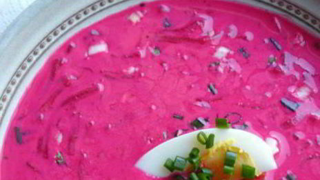 свекольник — холодный суп из свеклы