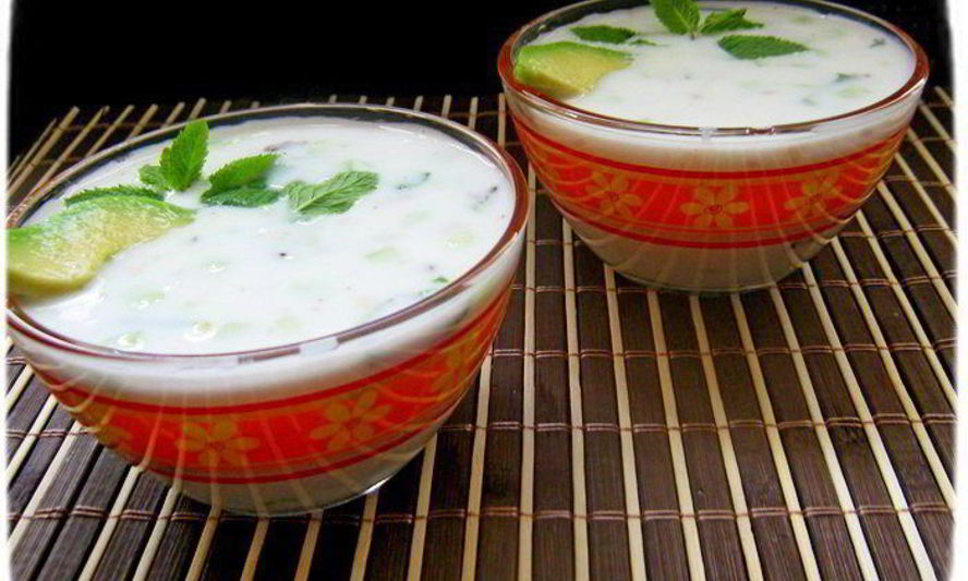 Рецепт таратор с авокадо и мятой