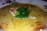 Крем-суп из брокколи и плавленого сыра
