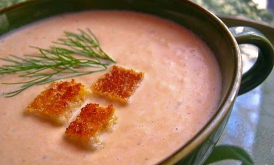 Рецепт крем-суп из лосося