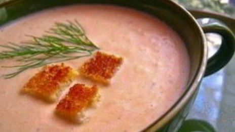 крем-суп из лосося
