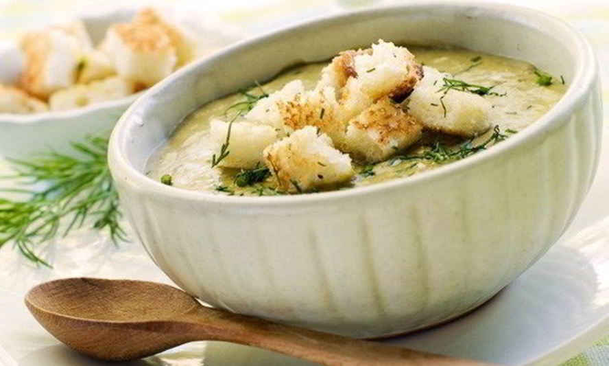 Рецепт крем-суп с плавленым сыром и картофелем