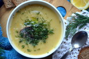 Крем-суп с рыбными консервами