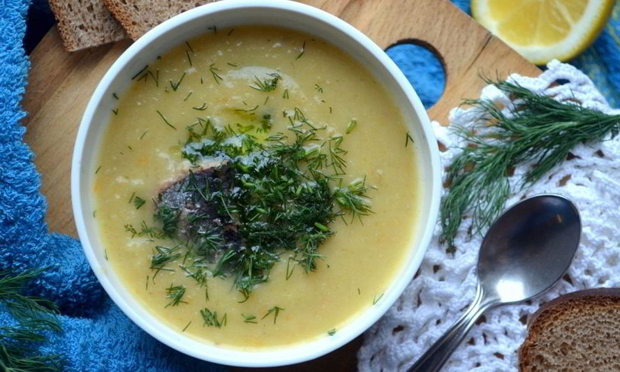 Рецепт крем-суп с рыбными консервами