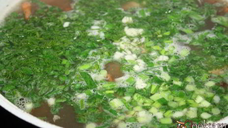 куриный суп с фасолью