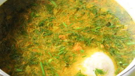 куриный суп с рисом и картошкой