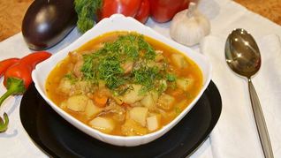 Лагман из говядины в мультиварке