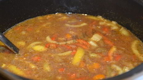 лагман из говядины в мультиварке