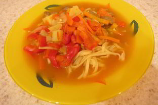 Лагман с говядиной