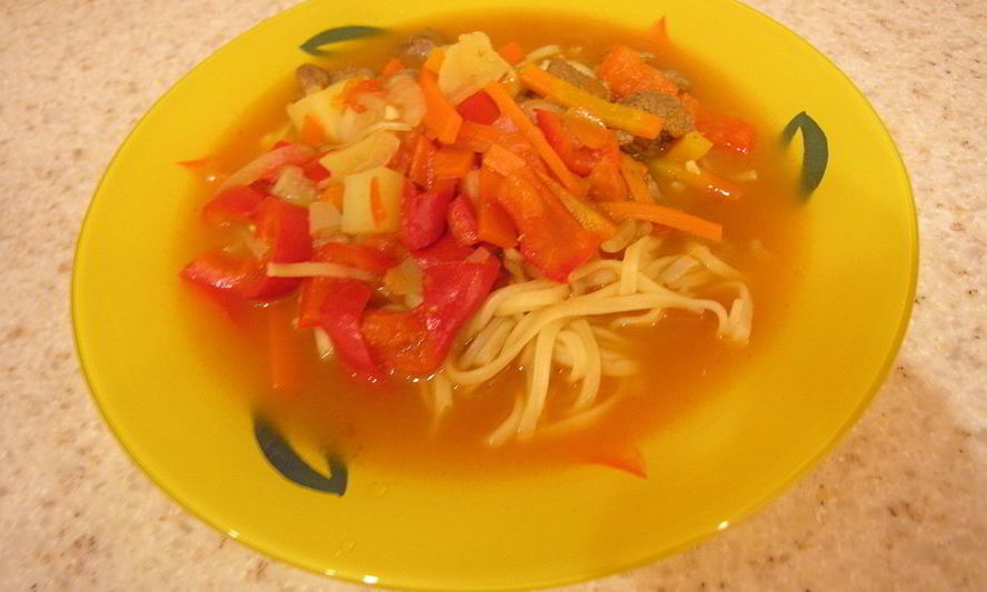 Рецепт лагман с говядиной