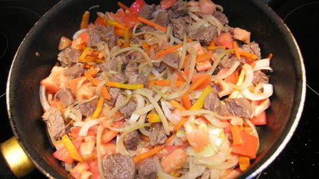 лагман с говядиной