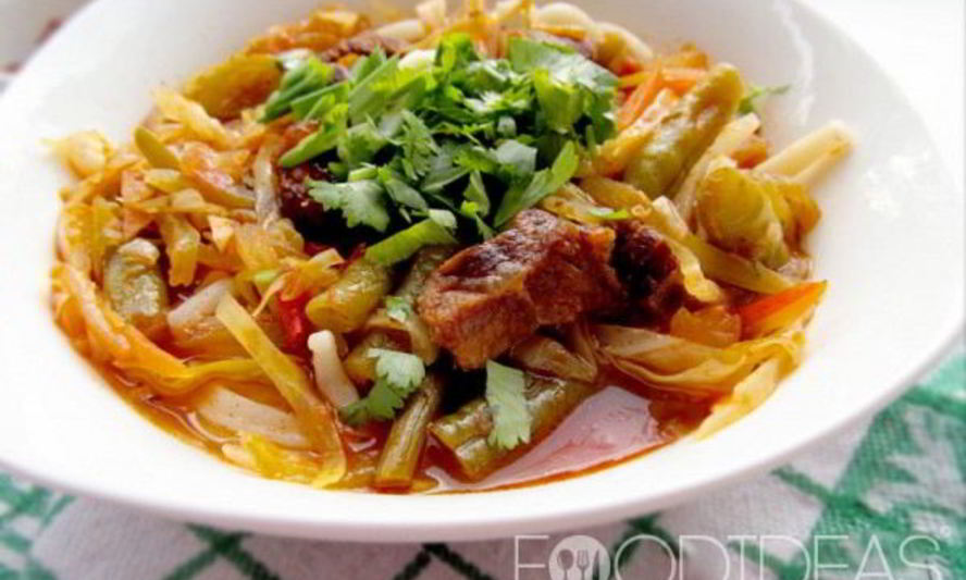 Рецепт лагман с редькой