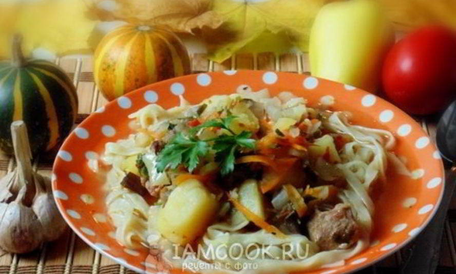 Рецепт суп лагман