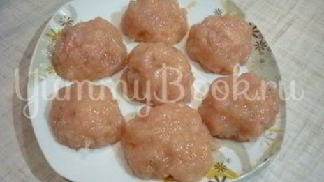 легкий супчик с куриными фрикадельками