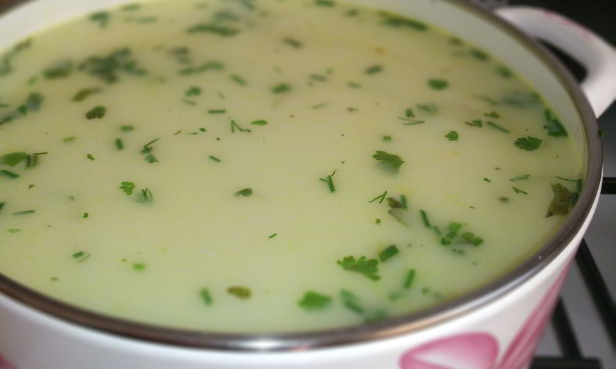 Рецепт летний суп из цветной капусты с молоком