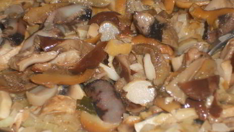 молочный суп с грибами