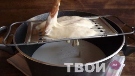 молочный суп с клецками