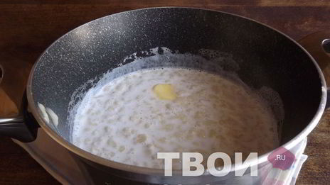 молочный суп с клецками