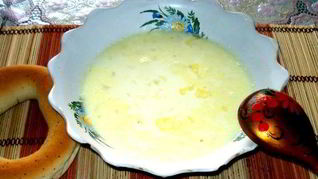 Молочный суп с пшеном