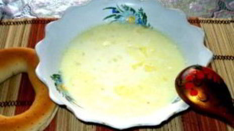 молочный суп с пшеном