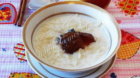 молочный суп с вермишелью