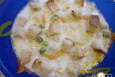 Суп молочный с овощами