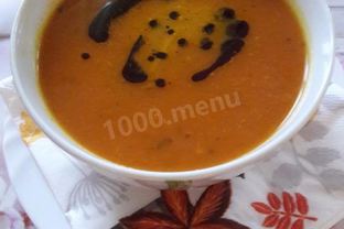 Морковно тыквенный суп