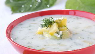 Диетическая окрошка