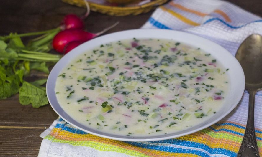 Рецепт классическая окрошка на квасе