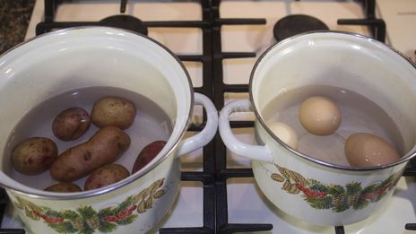 классическая окрошка на квасе