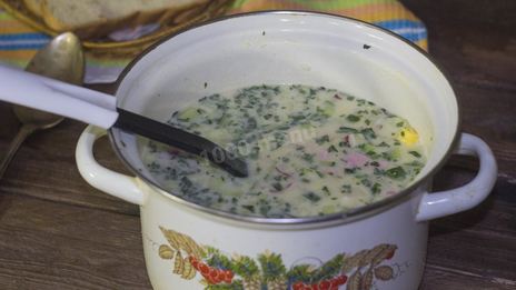 классическая окрошка на квасе