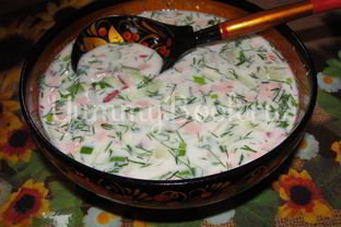 Окрошка без кваса