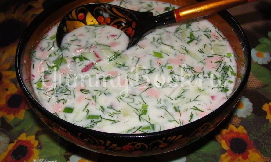 Рецепт окрошка без кваса