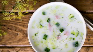 Окрошка классическая на воде